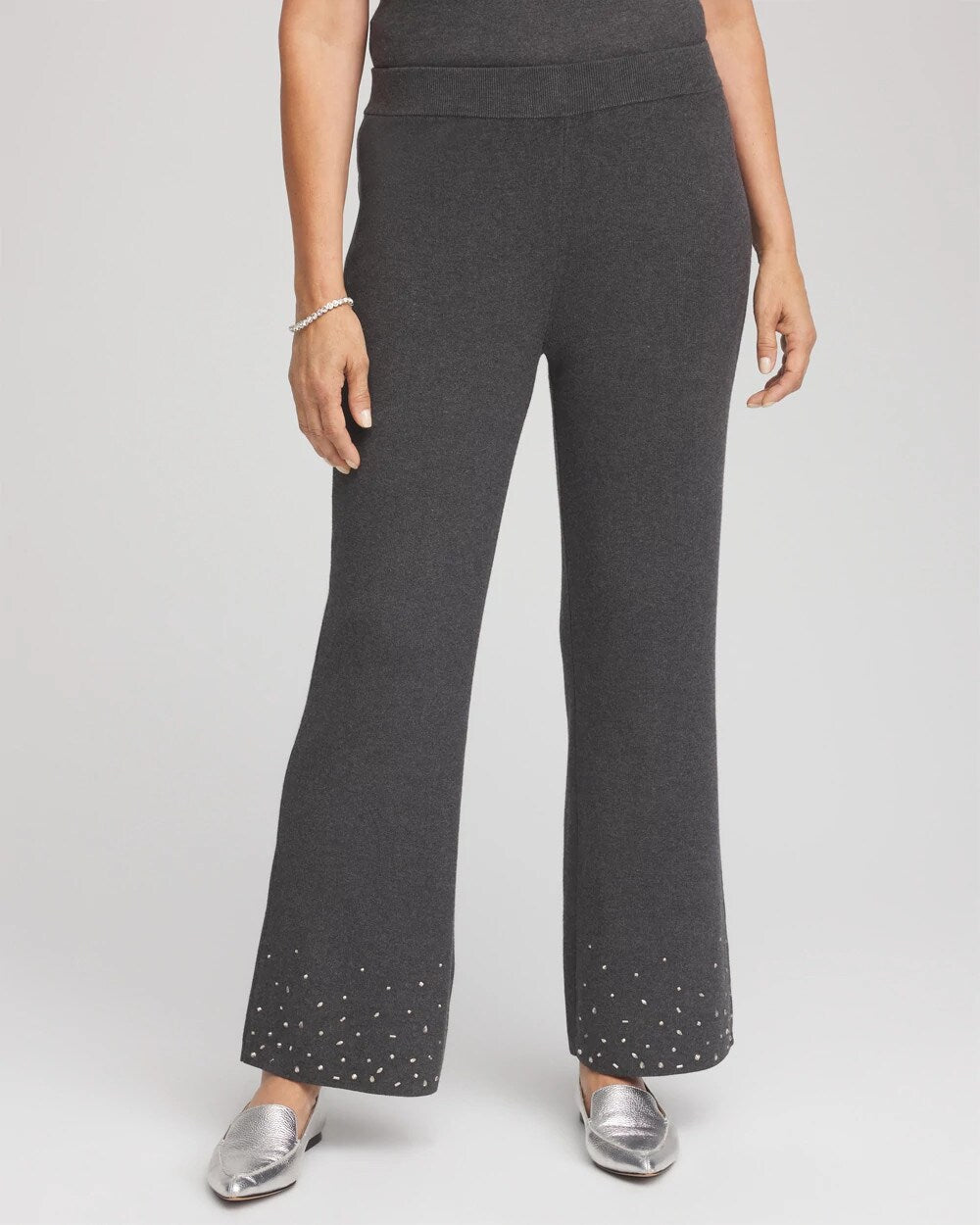 Chico's Clothing Travelers™ Embellished Straight-Leg Pants