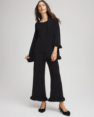 Chico's Clothing Travelers™ Collection Fringe Hem Cropped Pants