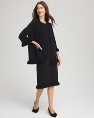 Chico's Clothing Travelers™ Fringe Hem Tank Dress