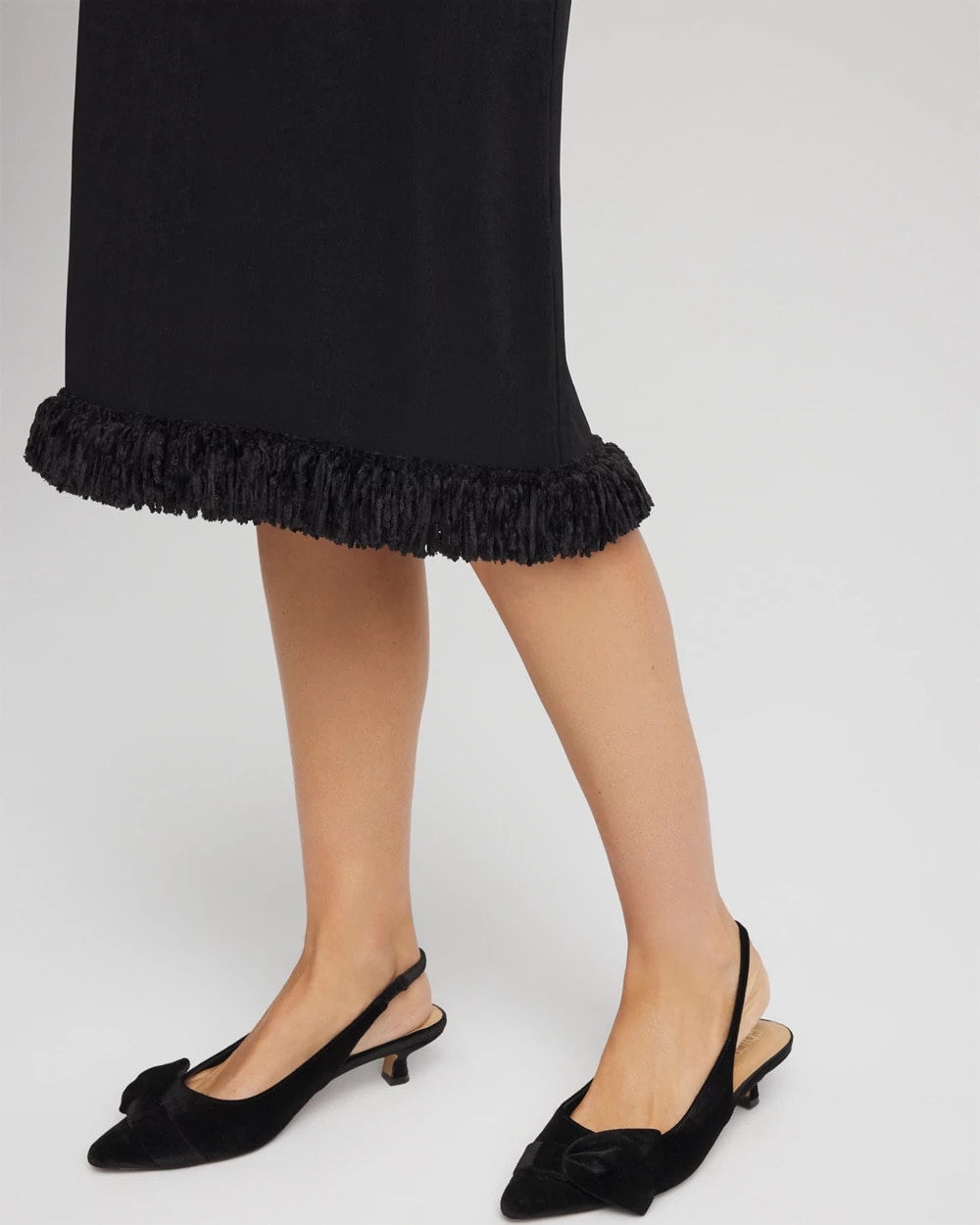 Chico's Clothing Travelers™ Fringe Hem Tank Dress
