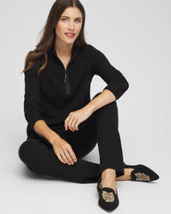 Chico's Clothing Zenergy® Luxe Half-Zip Pullover Top