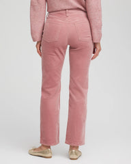 Chico's Clothing Velveteen Pull-On Flared Jeans