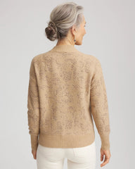 Chico's Clothing Jacquard Mockneck Pullover