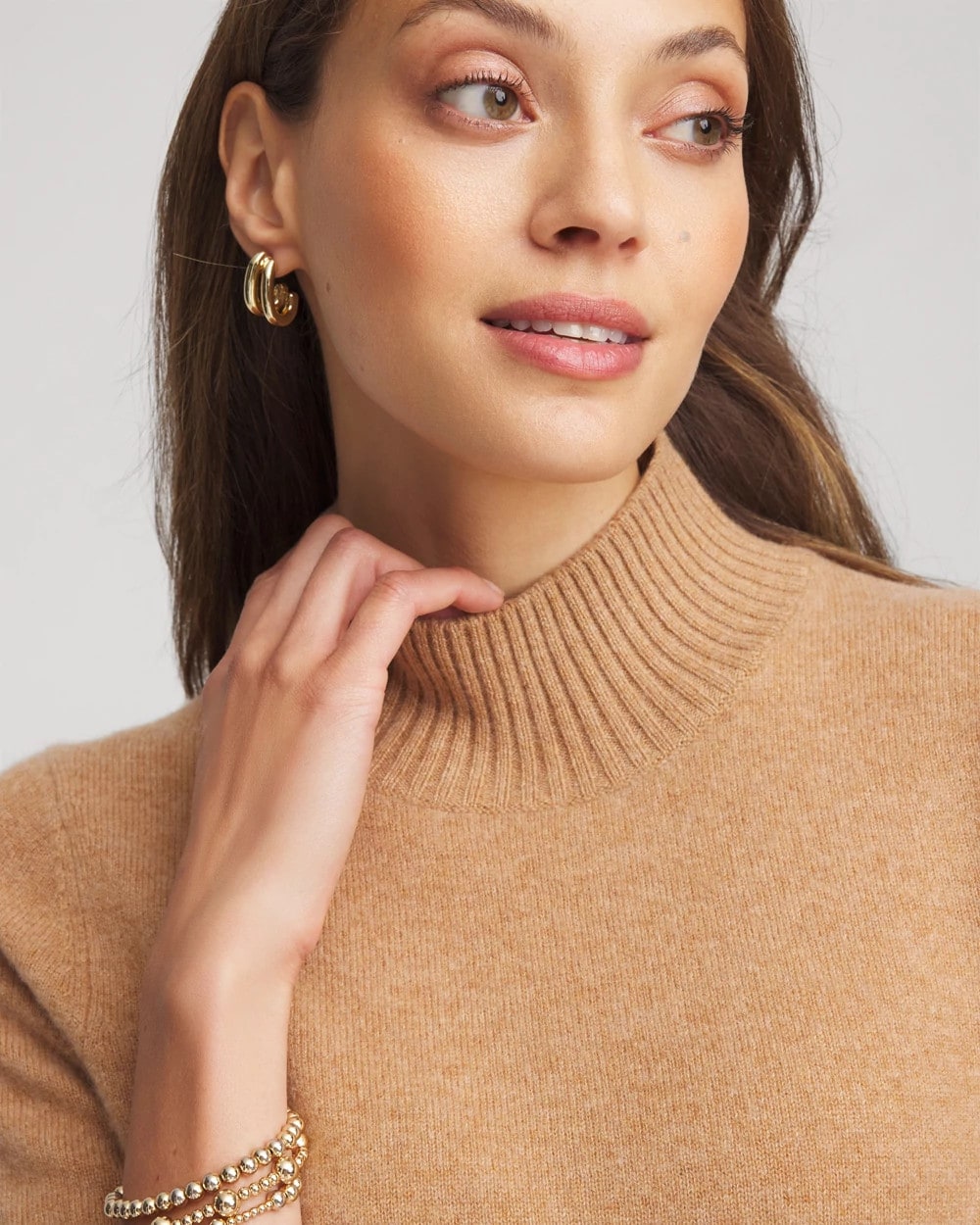 Chico's Clothing Cashmere Elbow-Sleeve Sweater