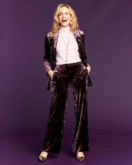 Chico's Clothing Crushed Velvet Wide-Leg Pants