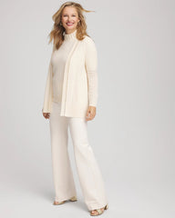 Chico's Clothing Cashmere Pearl-Trim Cardigan