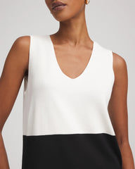 Chico's Clothing Colorblock V-neck Sweater Tank