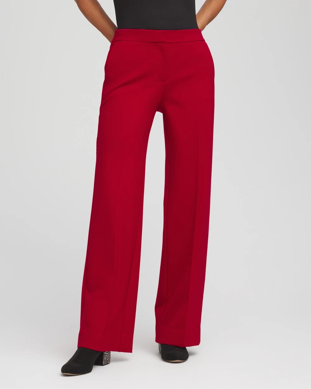 Chico's Clothing Emme Wide-Leg Trouser Ponte Pants