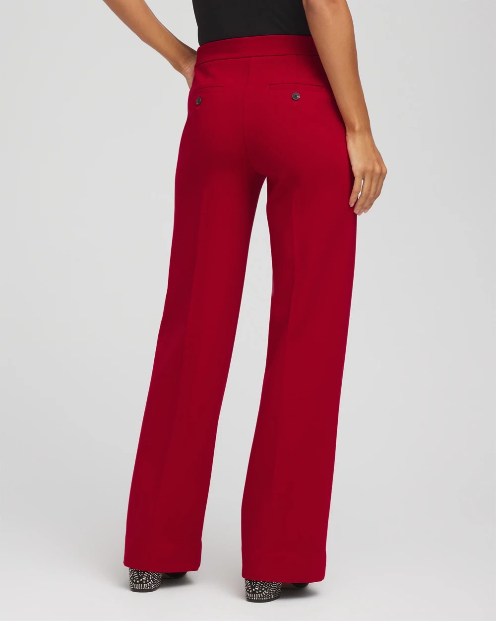 Chico's Clothing Emme Wide-Leg Trouser Ponte Pants