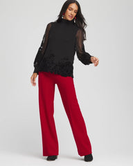 Chico's Clothing Emme Wide-Leg Trouser Ponte Pants