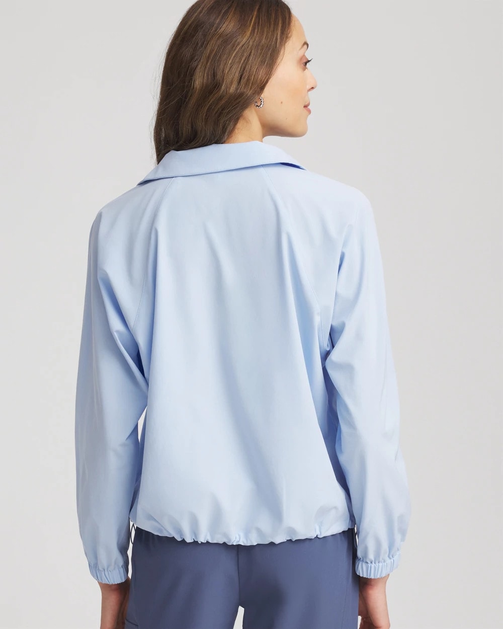 Chico's Clothing Zenergy® UPF Half-Zip Mockneck Top