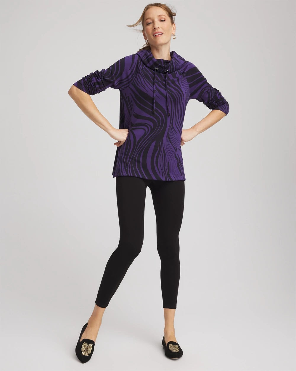 Chico's Clothing Zenergy® Soft Zebra Tunic