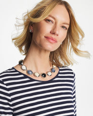 Chico's Jewelry Short Polka Dot Collar
