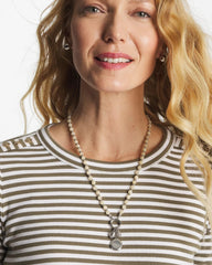 Chico's Jewelry Short Double Strand Pendant