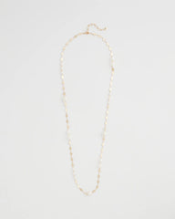 Chico's Jewelry Pearl and Link Necklace