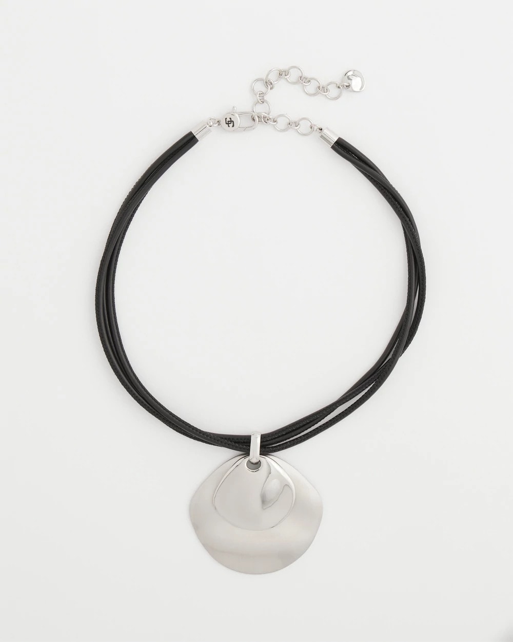 Chico's Jewelry Silver Pendant On Cord