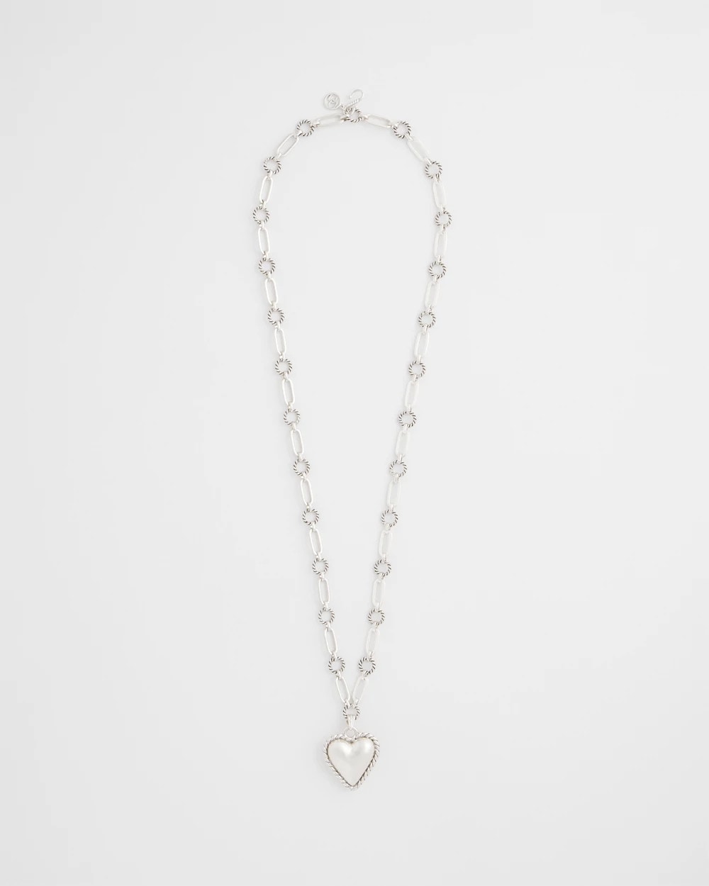 Chico's Jewelry Heart Twice As Nice Pendant Necklace