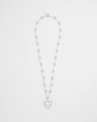 Chico's Jewelry Heart Twice As Nice Pendant Necklace