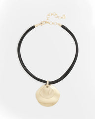 Chico's Jewelry Gold Pendant On Cord