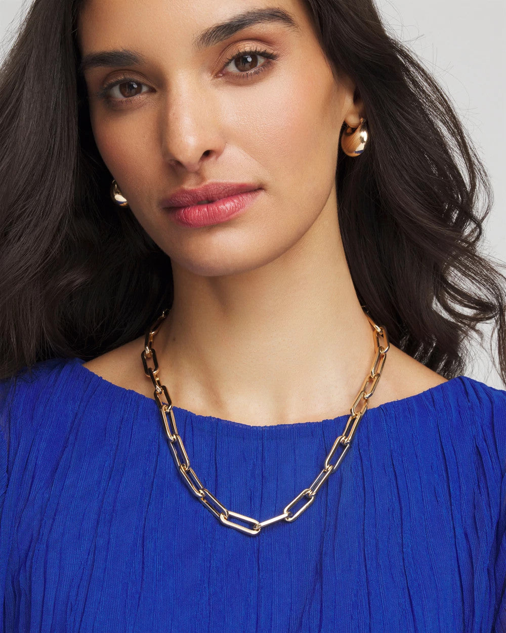 Chico's Jewelry Convertible Three-Strand Chain Necklace