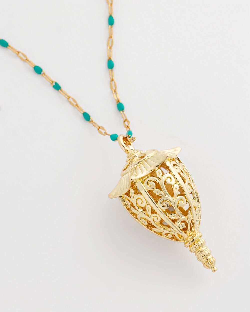 Chico's Jewelry Lantern Pendant Necklace