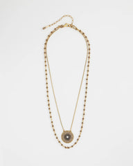 Chico's Jewelry Convertible Multi-Strand Pendant Necklace