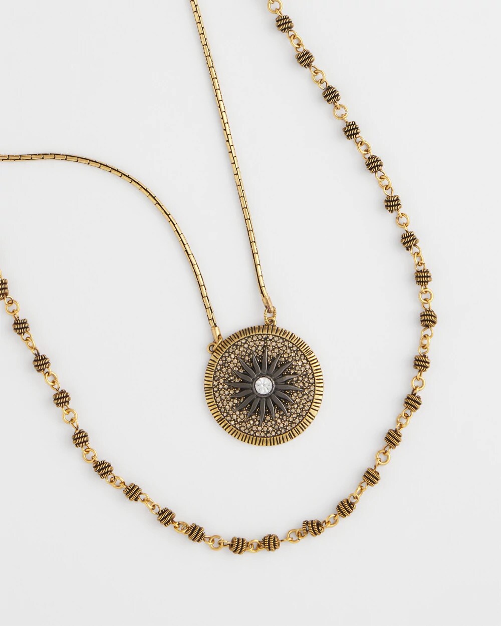 Chico's Jewelry Convertible Multi-Strand Pendant Necklace