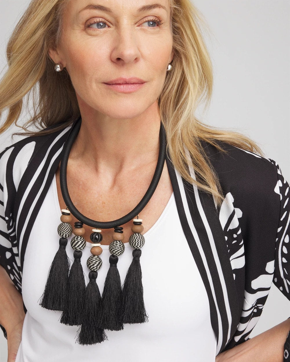 Chico's Jewelry Chico's Originals Tassel Statement Necklace