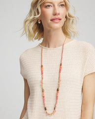 Chico's Jewelry Beaded Single Strand Necklace