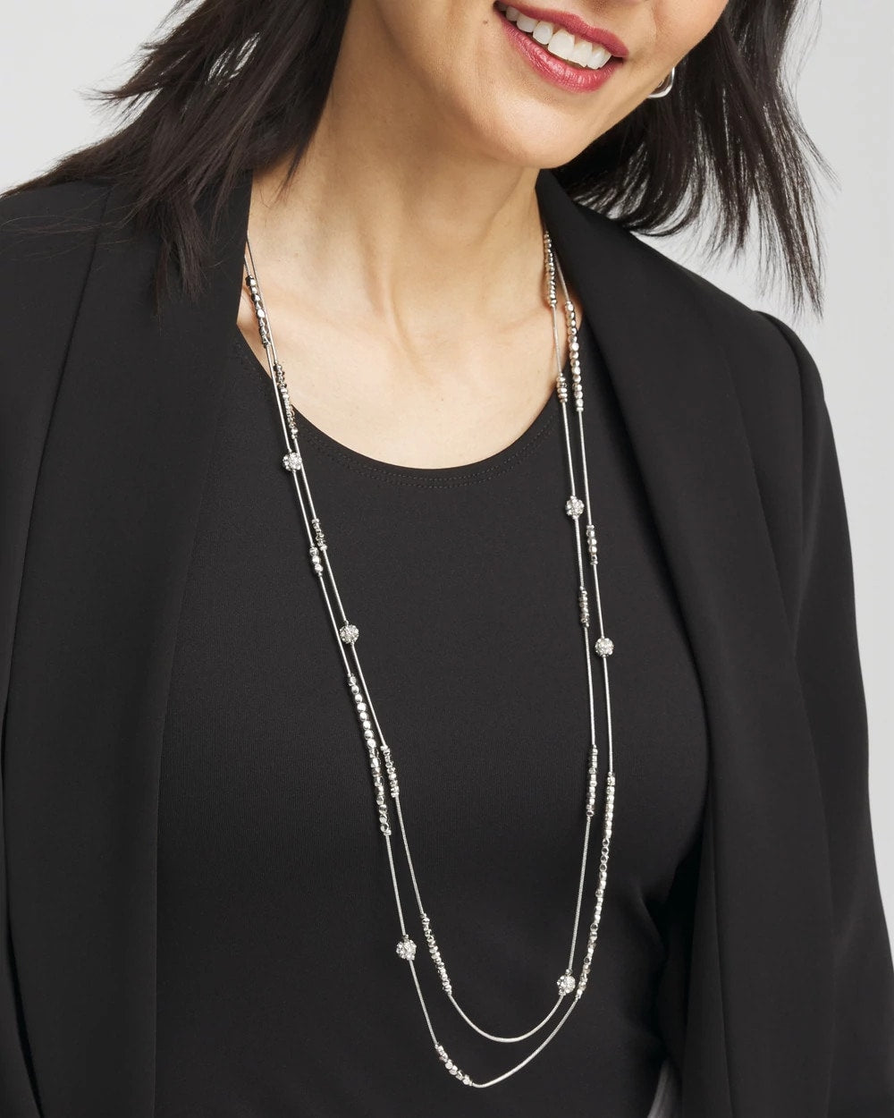 Chico's Jewelry Hexie Multi-Strand Necklace