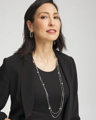 Chico's Jewelry Hexie Multi-Strand Necklace