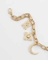 Chico's Jewelry Gold Celestial Charm Necklace