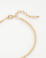 Chico's Jewelry Golden Beaded Necklace