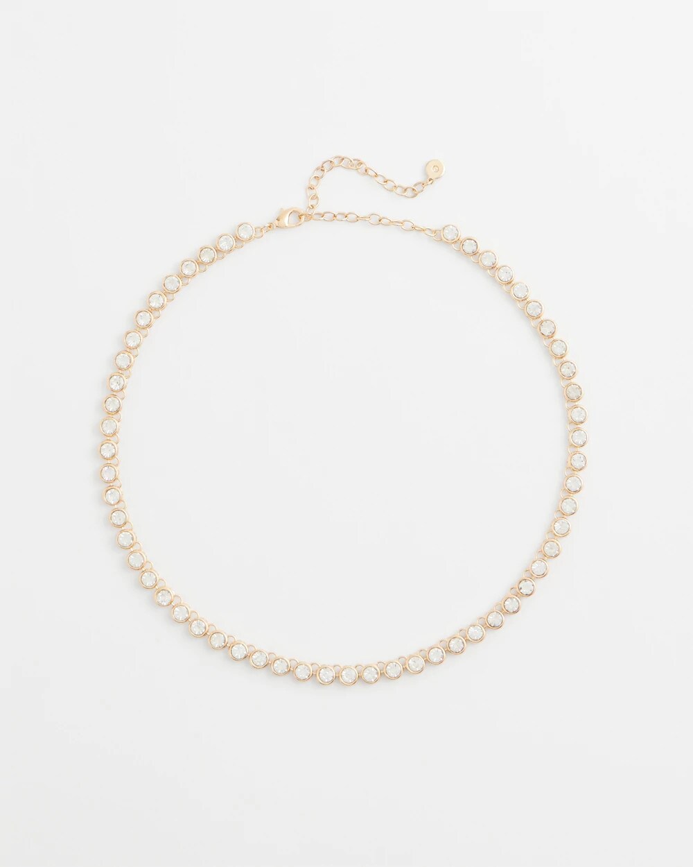 Chico's Jewelry Goldtone Tennis Necklace