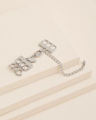 Chico's Jewelry Silvertone Necklace Converter