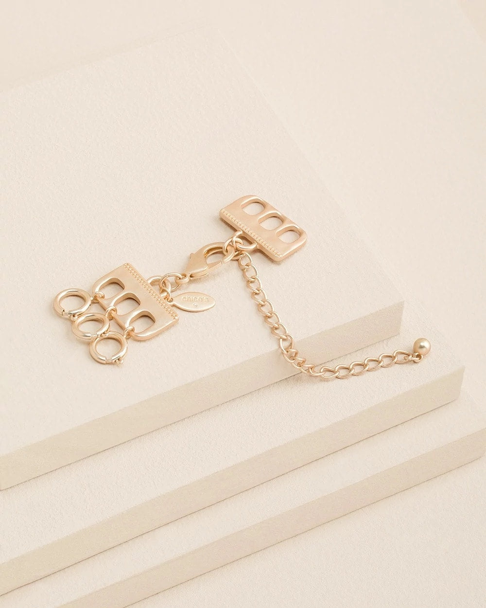 Chico's Jewelry Goldtone Necklace Converter