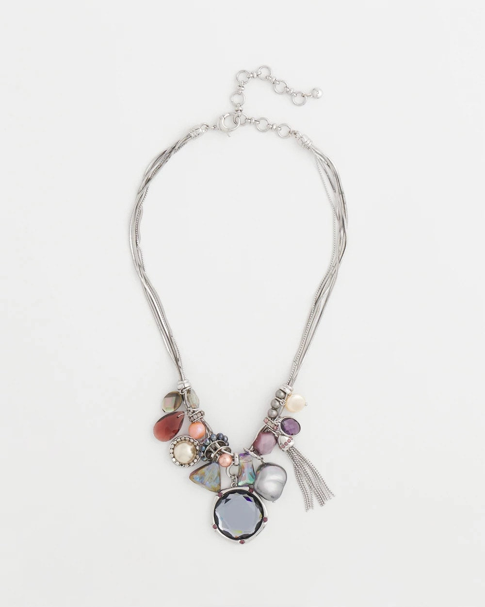 Chico's Jewelry Short Aurora Charm Necklace