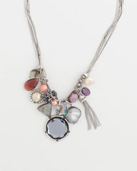 Chico's Jewelry Short Aurora Charm Necklace