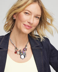 Chico's Jewelry Short Aurora Charm Necklace