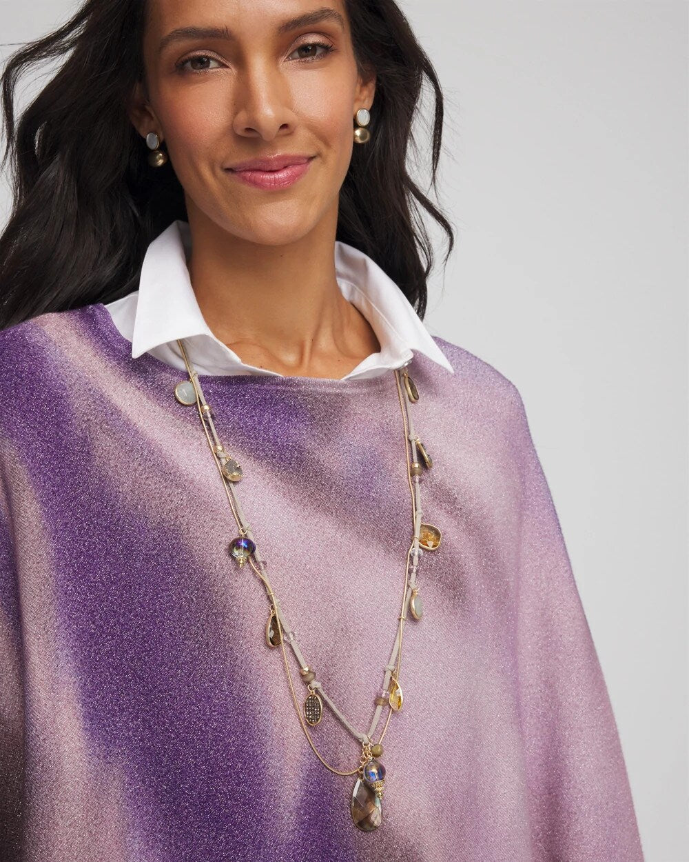 Chico's Jewelry Drop Off Pendant Necklace