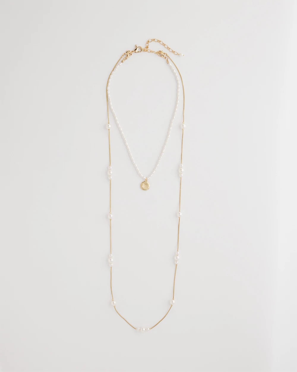 Chico's Jewelry Convertible Faux Pearl Necklace