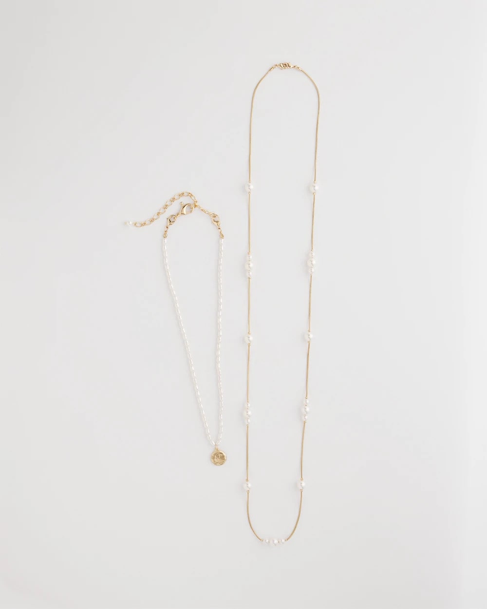 Chico's Jewelry Convertible Faux Pearl Necklace