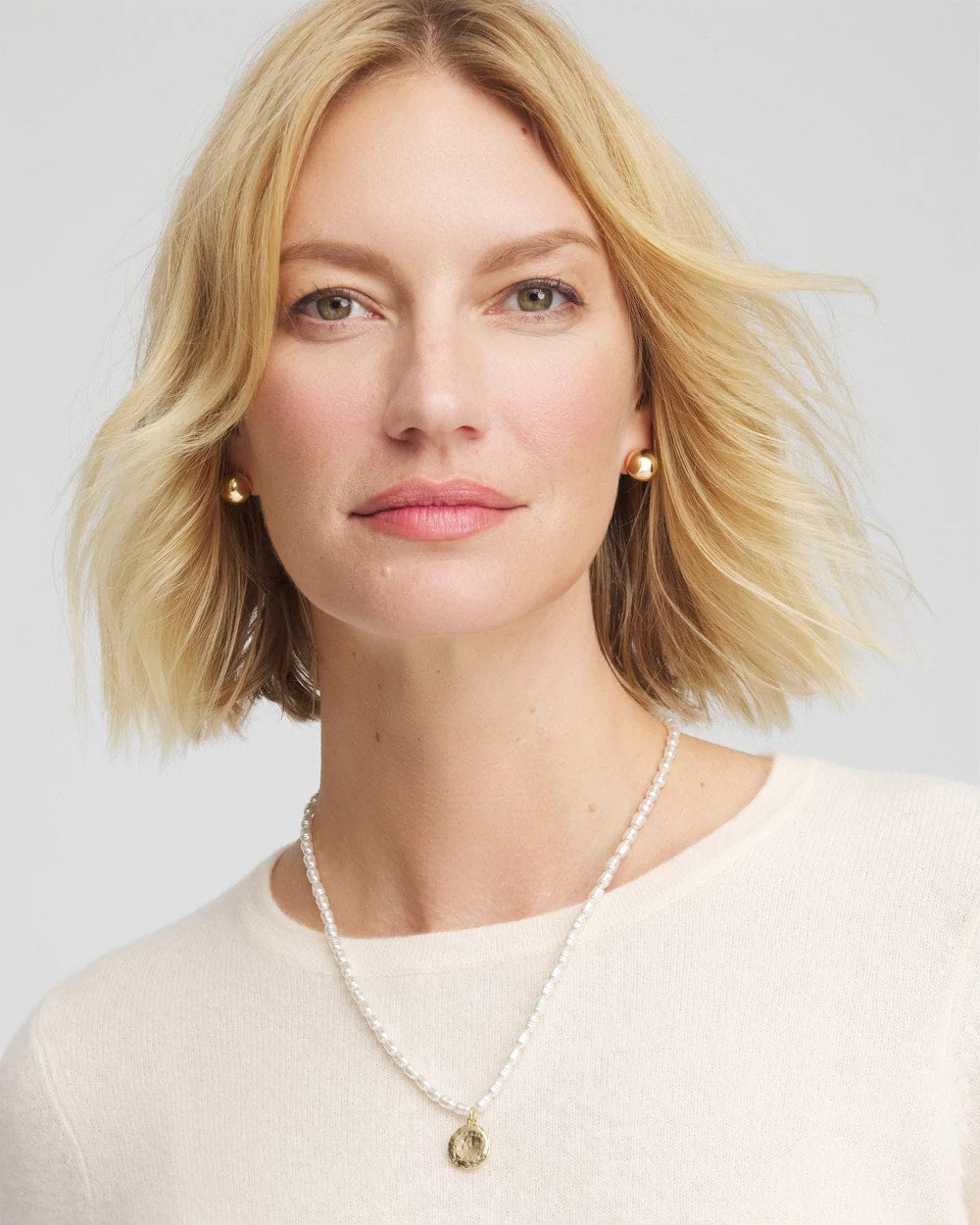 Chico's Jewelry Convertible Faux Pearl Necklace