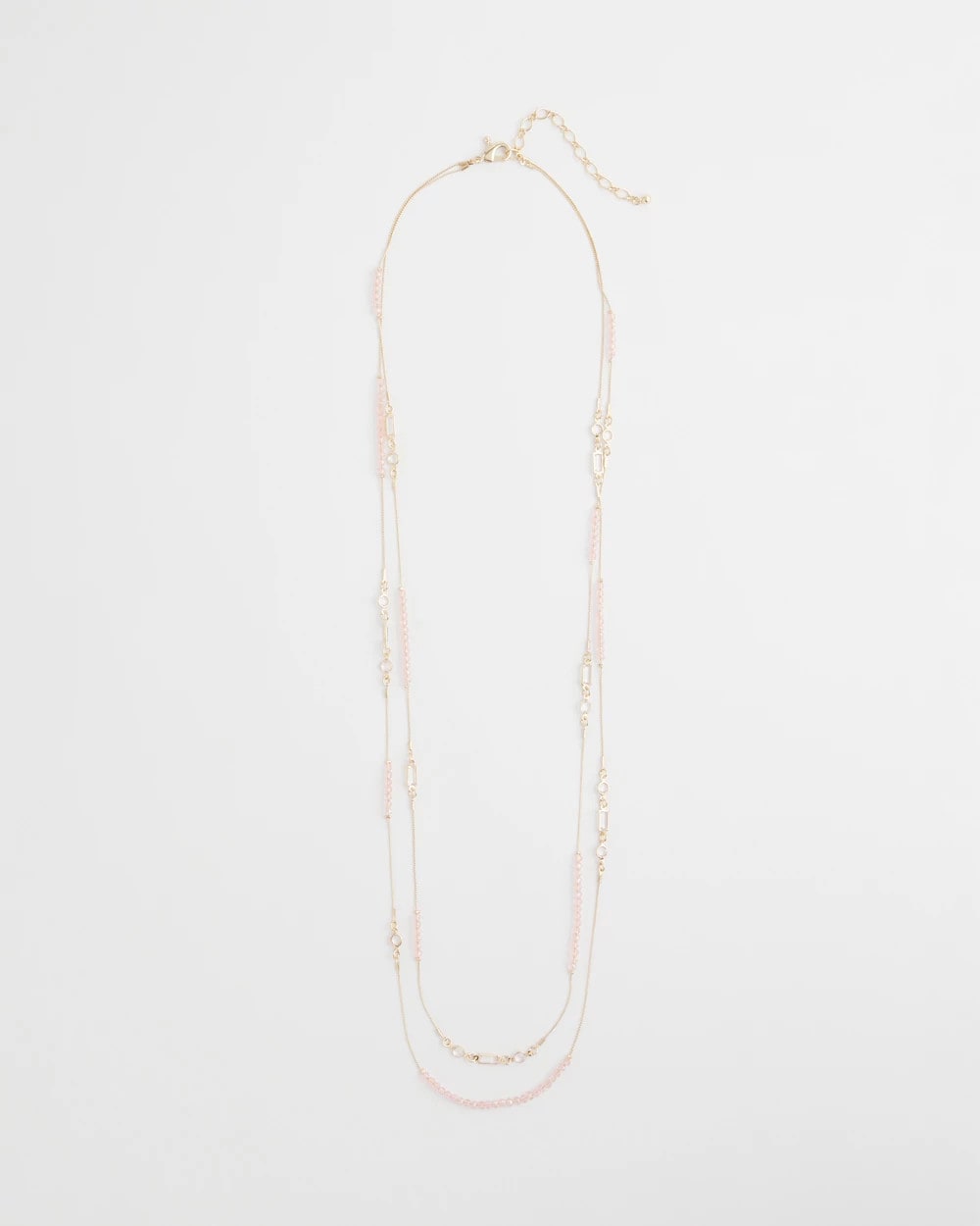 Chico's Jewelry Pink Double-Strand Necklace