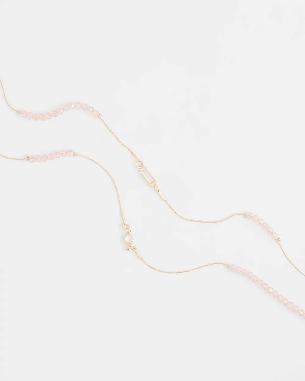 Chico's Jewelry Pink Double-Strand Necklace