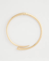 Chico's Jewelry Gold Hinge Collar Necklace