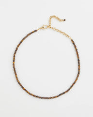 Chico's Jewelry Genuine Tiger's Eye Stone Necklace