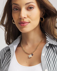 Chico's Jewelry Freshwater Pearl Pendant Necklace