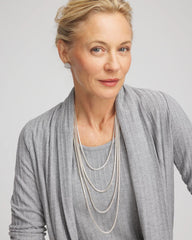 Chico's Jewelry Multi-Layer Snake Chain Necklace