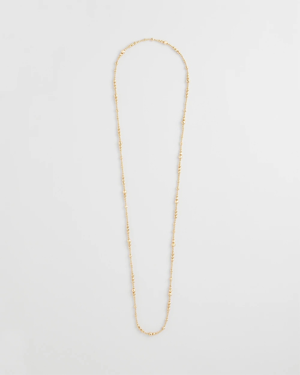 Chico's Jewelry Goldtone Long Beaded Necklace